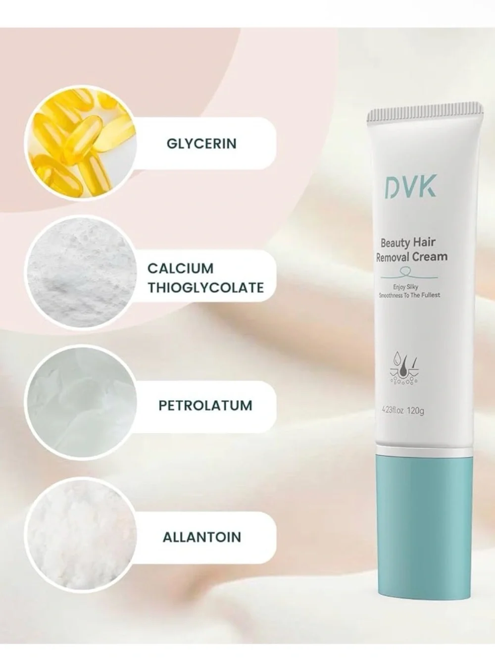 NWT DVK Beauty Hair Removal Cream 4.23 fl oz